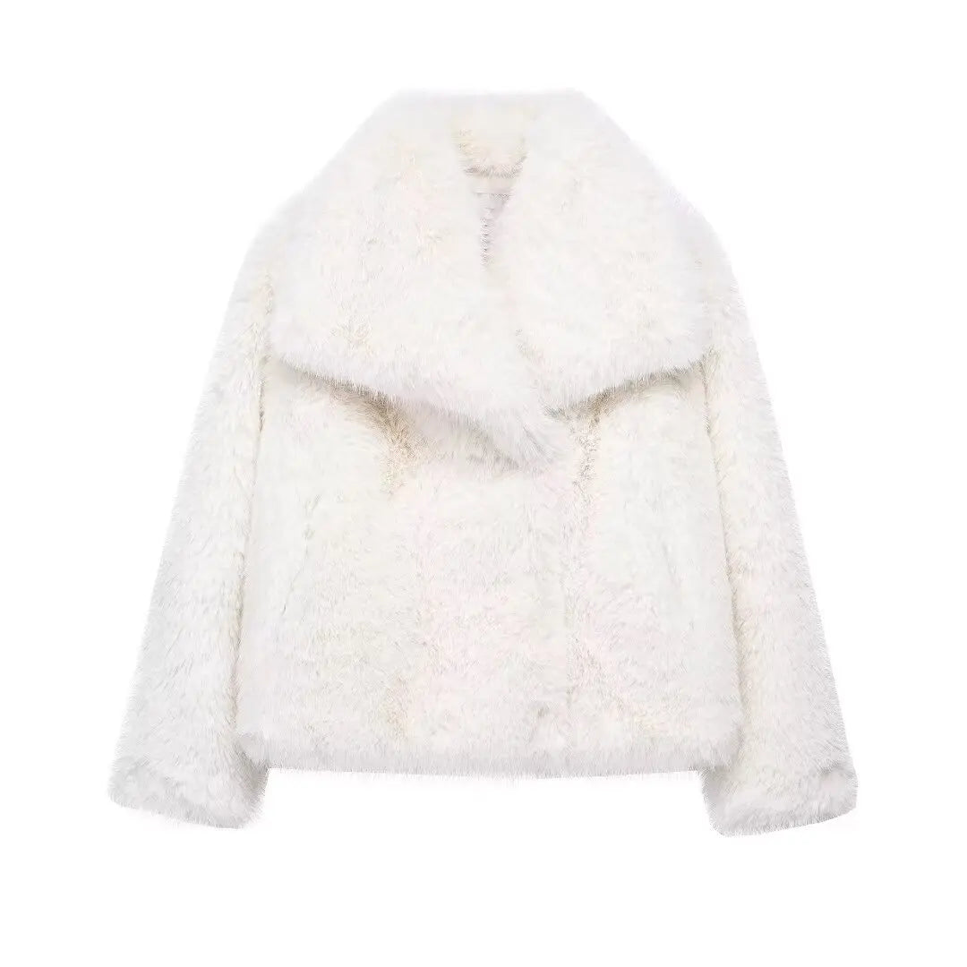 Iconic Cropped Faux Fur Jacket