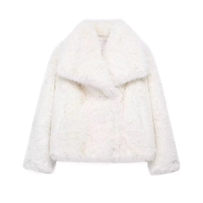 Iconic Cropped Faux Fur Jacket