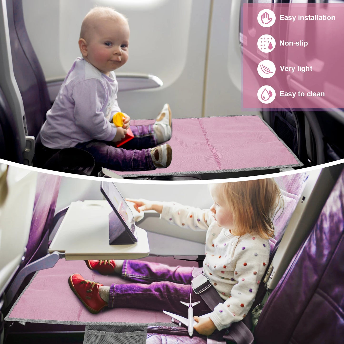 Kids Travel Airplane Bed With Storage Bag