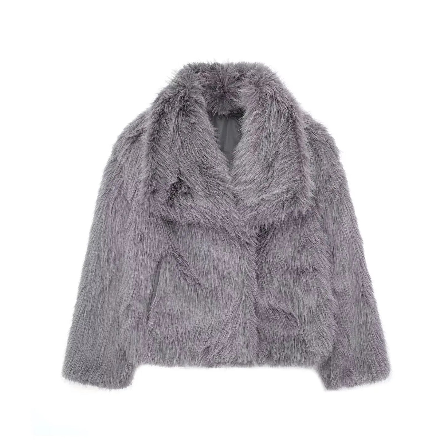 Iconic Cropped Faux Fur Jacket