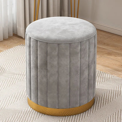 Modern Cushioned Storage Stool