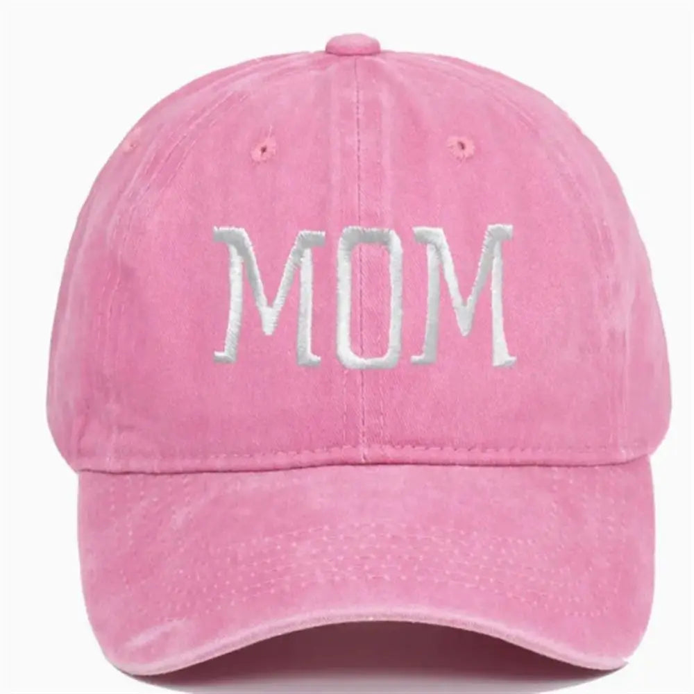 Dad & Mom Embroidery Cotton Baseball Cap