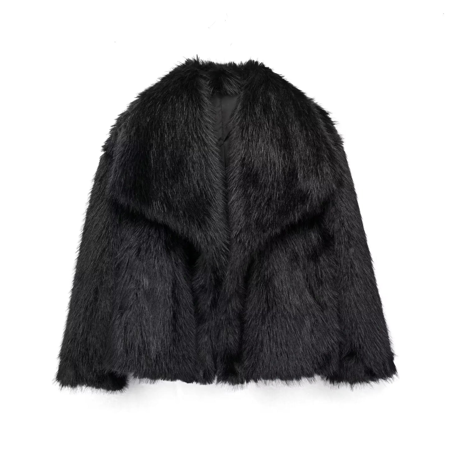 Iconic Cropped Faux Fur Jacket