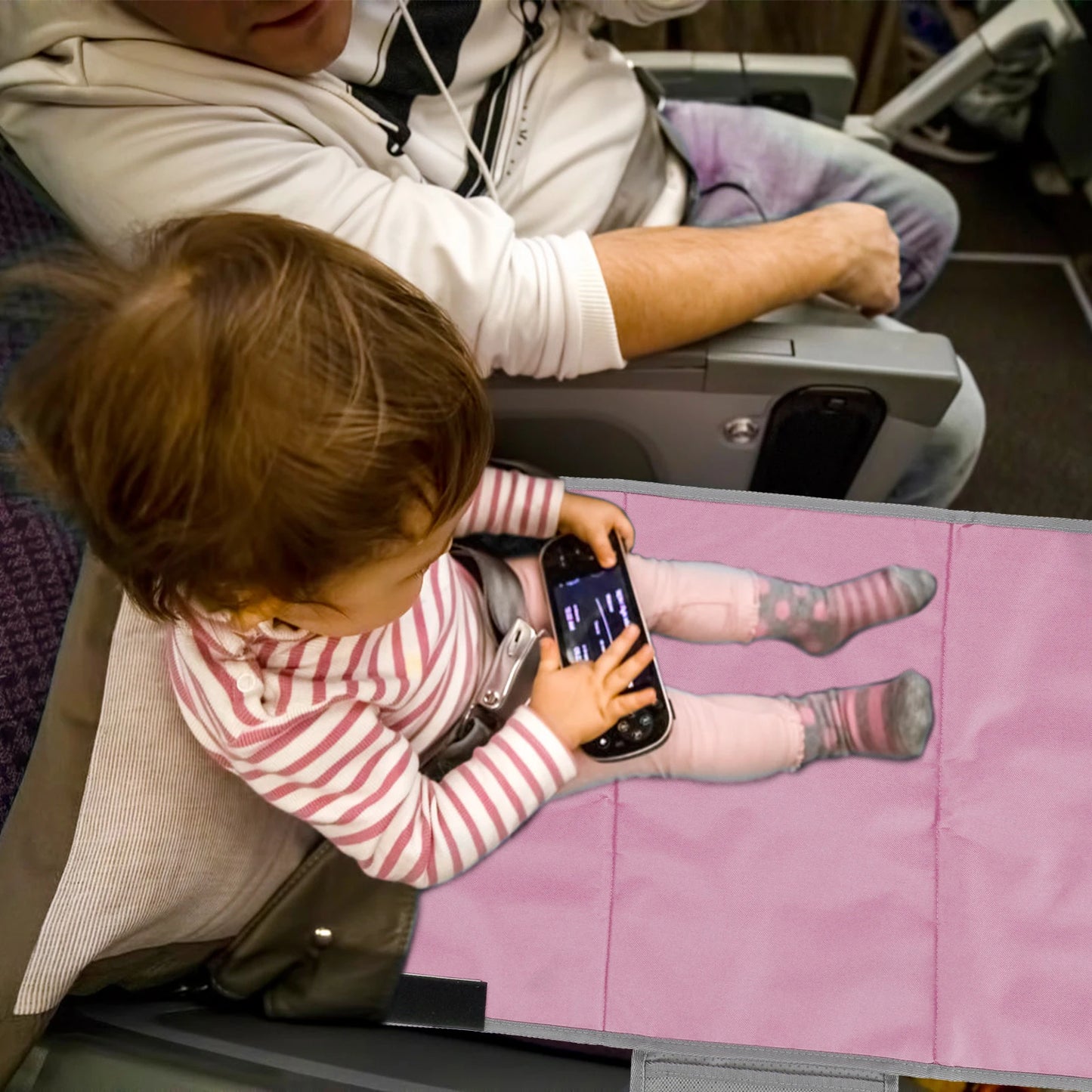 Kids Travel Airplane Bed With Storage Bag
