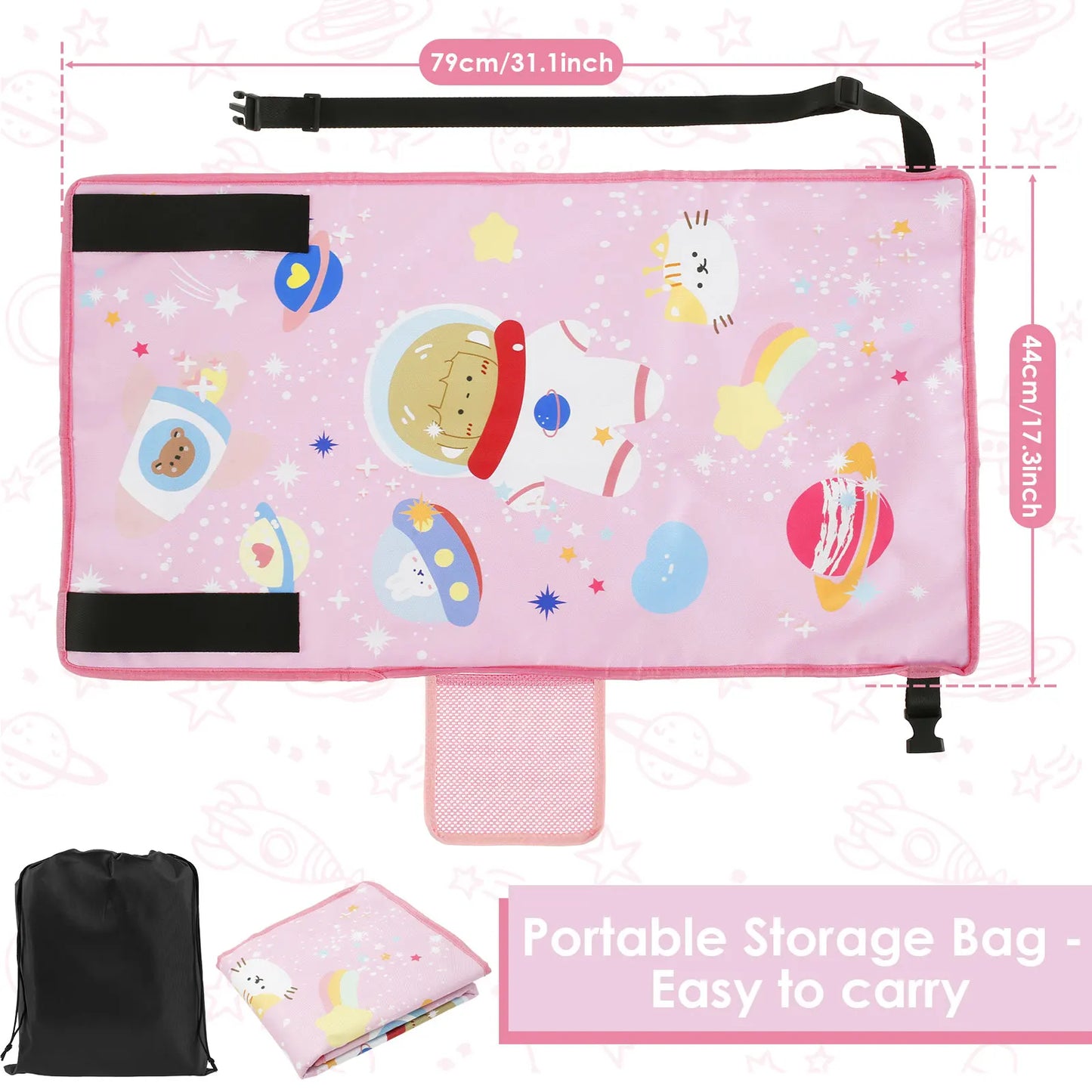 Kids Travel Airplane Bed With Storage Bag